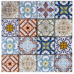 Mosaïque de marbre de style marocain à la mode pour dalles de dosseret